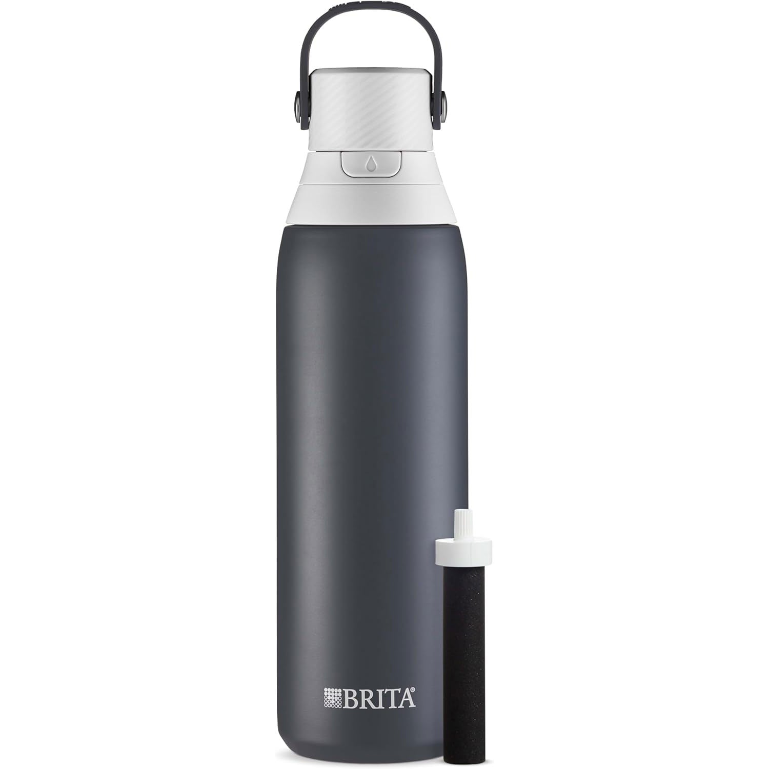 Brita Stainless Steel Premium Filtering Water Bottle - 20 oz. - GreaterT