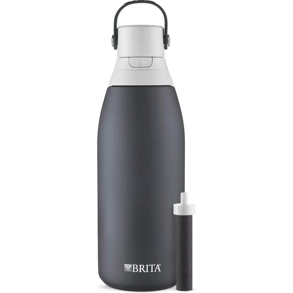 Brita Stainless Steel Premium Filtering Water Bottle - 32 oz. - GreaterT