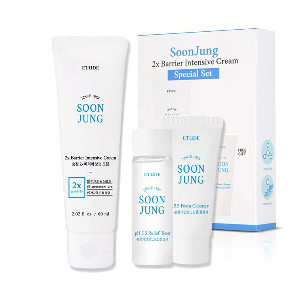 ETUDE Soonjung 2x Barrier Intense Cream Set - GreaterT