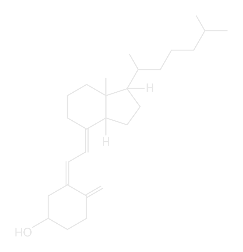 Vitamin D3 (cholecalciferol) molecular structure
