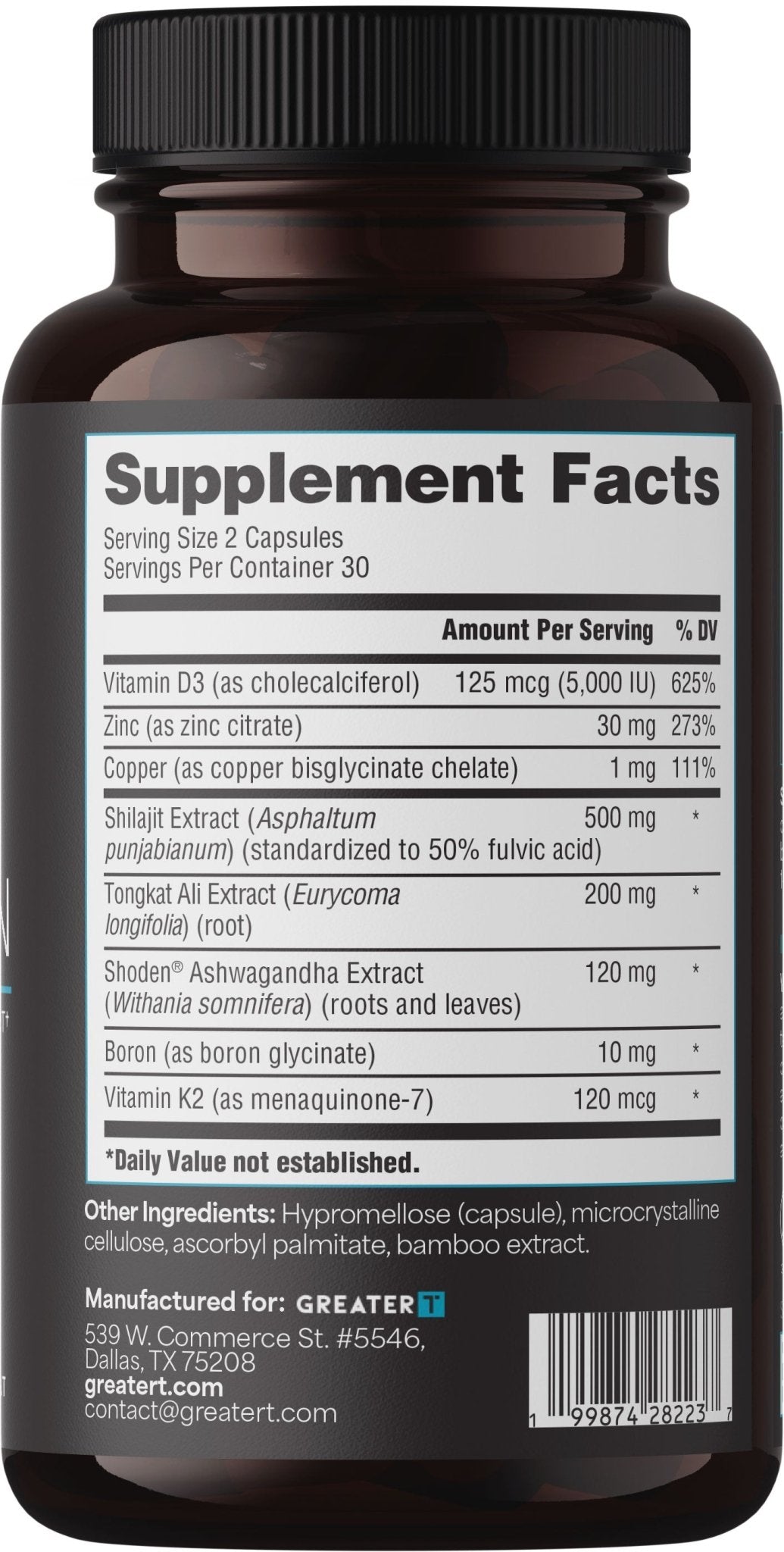 Foundation - Testosterone Support (3 - Bottle Bundle) - GreaterT