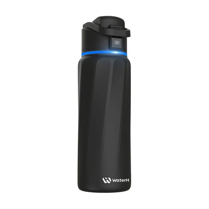WaterH Boost Smart Water Bottle: 32 oz Hydration Tracker with APP & Insulation - GreaterT